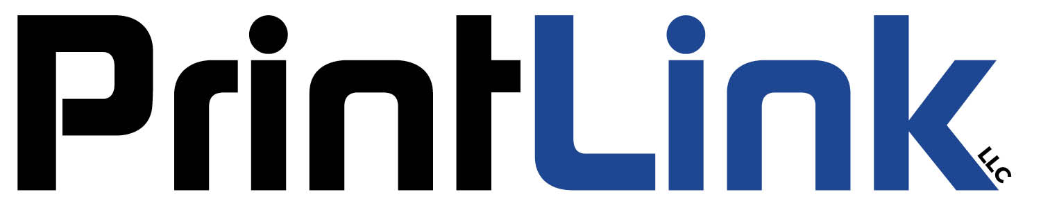 PrintLink LLC business card printing logo